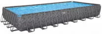 Каркасный бассейн Bestway Grey 561KJ 956×488×132 см