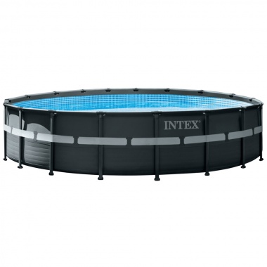 Каркасний басейн Intex 26330 ULTRA XTR 549×132 см з пісочним фільтром, драбиною та тентом