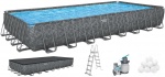 Каркасный бассейн Bestway Grey 561KJ 956×488×132 см