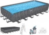 Каркасний басейн Bestway Grey 561KG 732×366×132 см