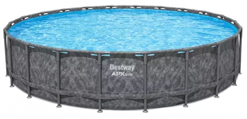 Каркасный бассейн Bestway Grey 561JZ 671×132 см