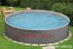 Бассейн каркасный 3.6х1.2м без фильтра 2000 года, AZURO RATTAN