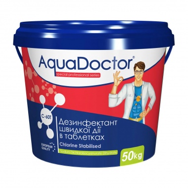 Шоковый хлор в таблетках AquaDoctor C-60T, 50 кг