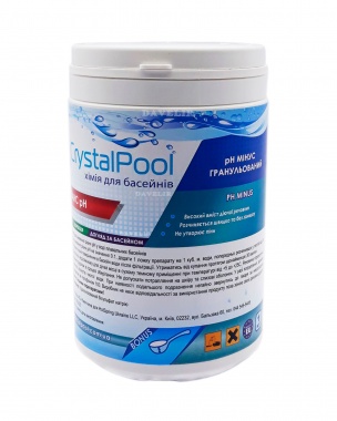 рН Минус гранулированый Crystal Pool pH Minus, 1 кг