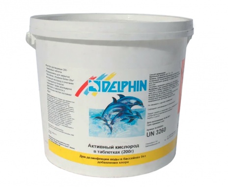 Активний кисень в таблетках Аквабланк О2, Delphin, 5 кг