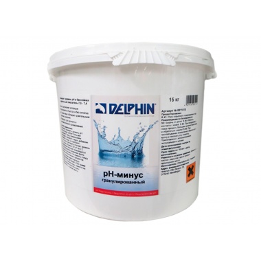  pH-Минус гранулированный Delphin, 15 кг