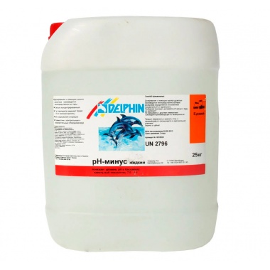 pH-minus жидкий Delphin, 25 л