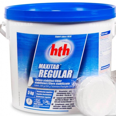 Повільнорозчинні таблетки HTH Maxitab Regular - 5 кг