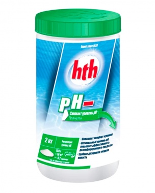 Засіб в гранулах для зниження рівня pH minus HTH 2 кг 